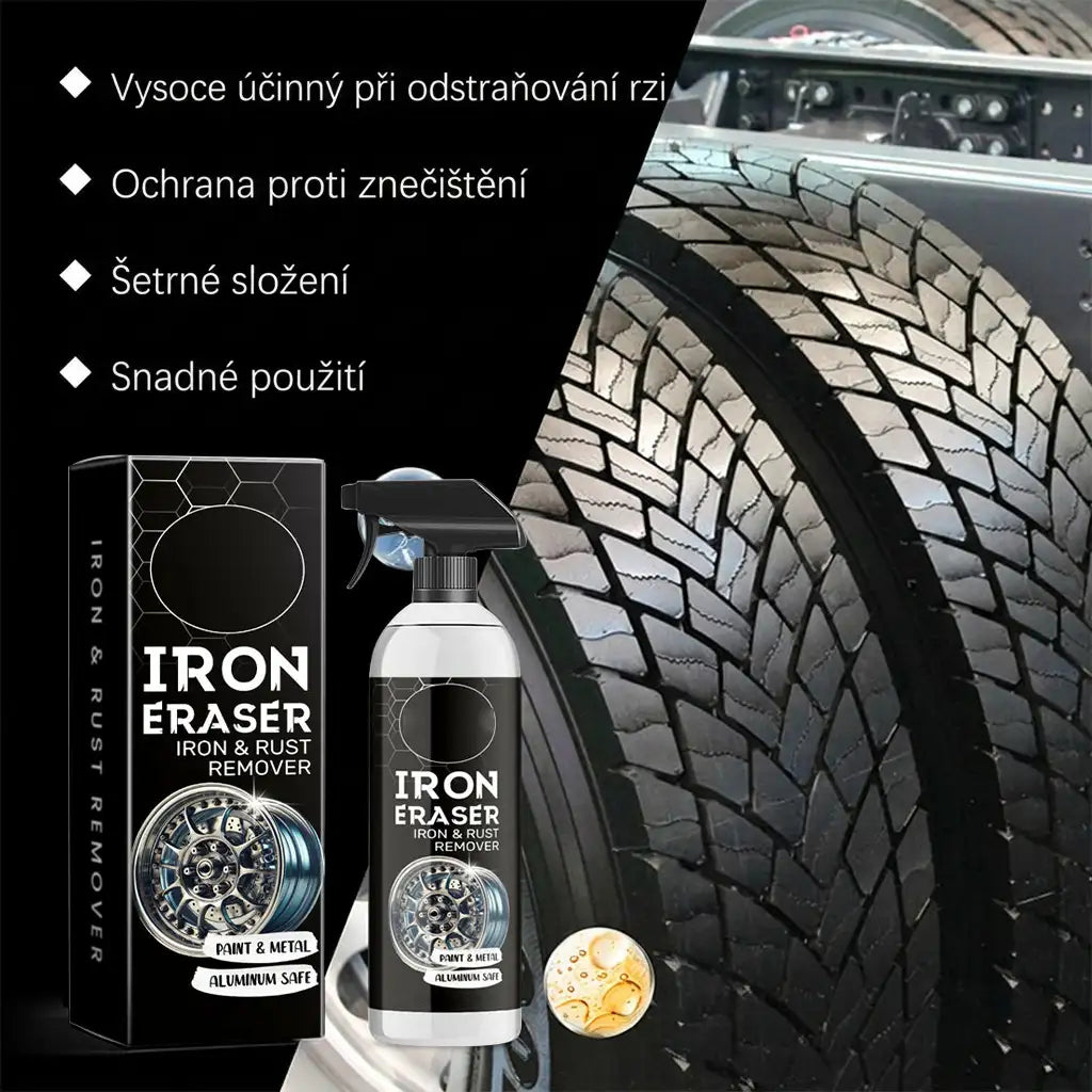 Průmyslový odstraňovač rzi. Čisticí prostředek na odstraňování rzi v automobilovom průmyslu, pro stroje a zařízení.