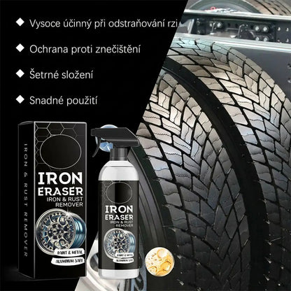 Průmyslový odstraňovač rzi. Čisticí prostředek na odstraňování rzi v automobilovom průmyslu, pro stroje a zařízení.