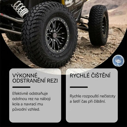 Průmyslový odstraňovač rzi. Čisticí prostředek na odstraňování rzi v automobilovom průmyslu, pro stroje a zařízení.