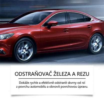 Průmyslový odstraňovač rzi. Čisticí prostředek na odstraňování rzi v automobilovom průmyslu, pro stroje a zařízení.
